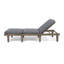 Chaise longue d'extérieur en bois d'acacia massif avec coussin Eugenio-111786440-134477916