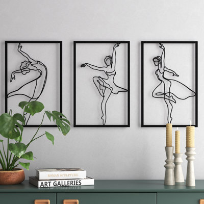 People Wall Decor on Metal