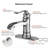 Single Handle Stainless Steel Bathroom Sink Faucet