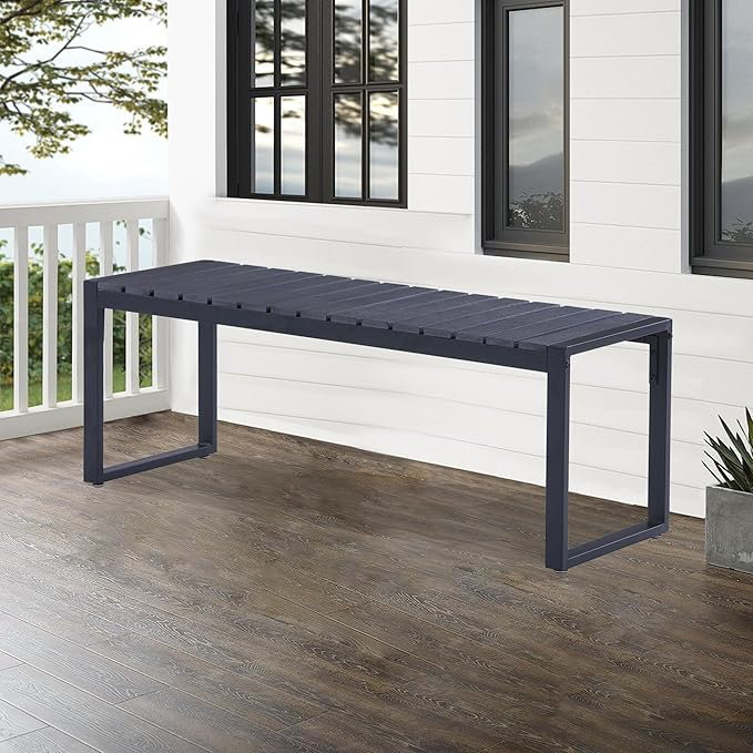 Iron Garden Bench, 45cm H x 120cm W x 40cm D