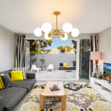Yoonus 6 - Light Dimmable Sputnik Chandelier
