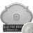 Endurathane Waltz Ceiling Medallion, 24"W x 20 1/2"H x 1 1/8"P (Fits Canopies up to 5 1/4"), Hand-Painted Ultra Pure White Finish-28584347