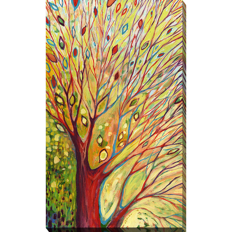 « arc-en-ciel en automne » par jennifer lommers,, reproduction d’art sur toile tendue, H 60 po x l 36 po x p 1,5 po
