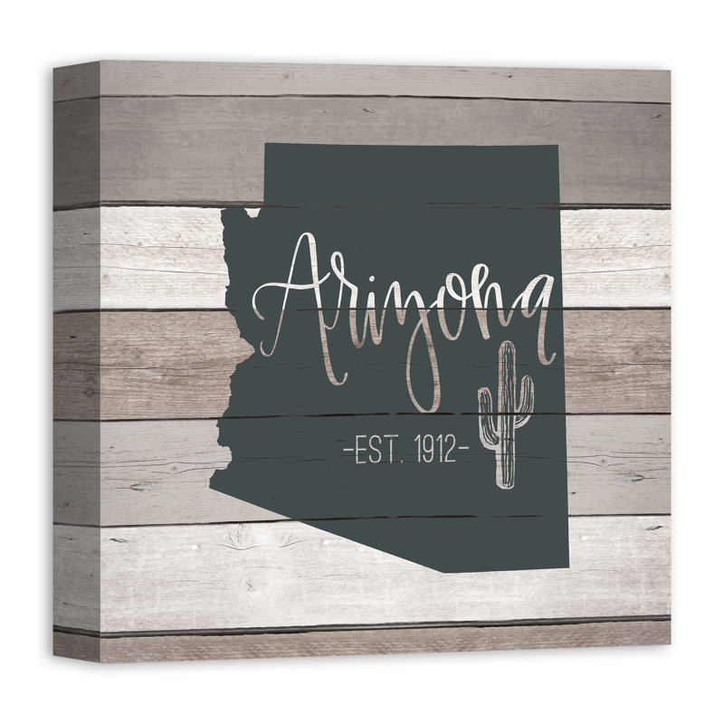 Arizonaabli - Art textuel sur toile tendue