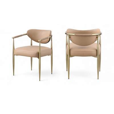 Virella Vegan Leather Upholstered Dining Chair