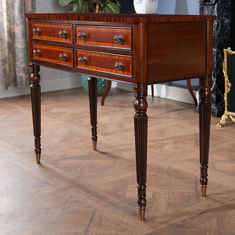 Console en bois massif 38 po Gerke
