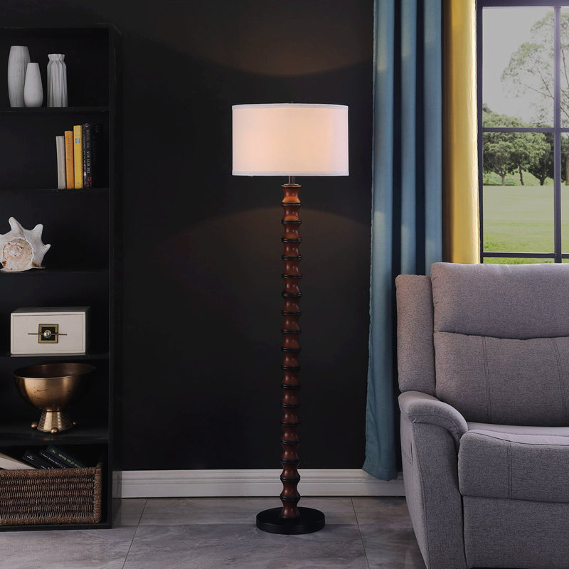 Lampe sur pied traditionnelle 61 po Chandrell