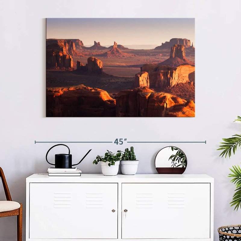 Alvord Radiant Monument Valley, H 26 po x l 39 po