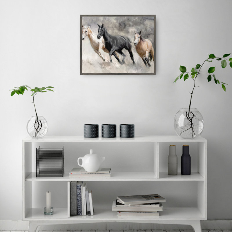 «Sunday Run Crop» par Studio Arts, reproduction d'art sur toile, H 31 po x l 41 po