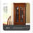 Solid Wood Birch brown Wine Cabinet-106803845