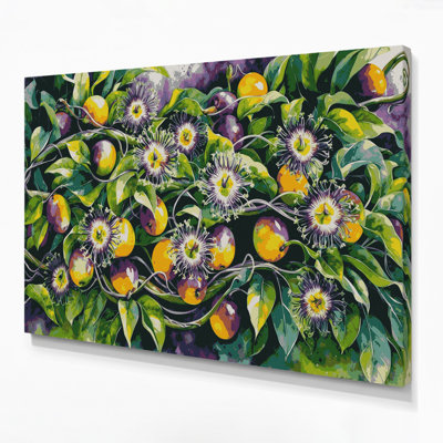 «Hawaiian Passion Fruit», art mural sur toile