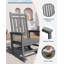 Ensemble de 4 chaises berçantes pour l'extérieur en poly-2093203923
