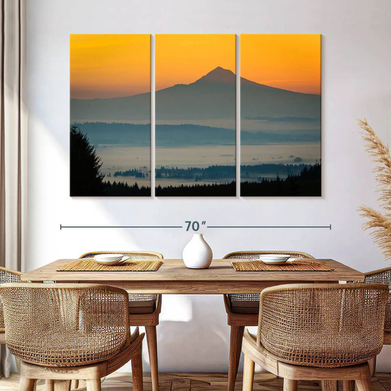 Alvord Mt. Hood At Dawn, 42" H x 65" W