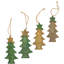 5.5'' Wood Holiday Shaped Ornament