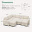 Canapé-lit modulaire avec repose-pieds Abramson   -117494732