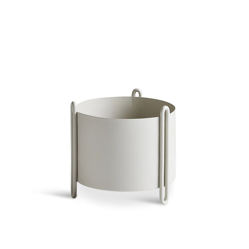 Pidestall Planter (Small), Gray