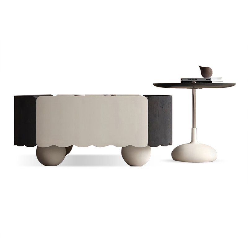 Picture color Solid + Manufactured Wood Square Coffee Table Sets