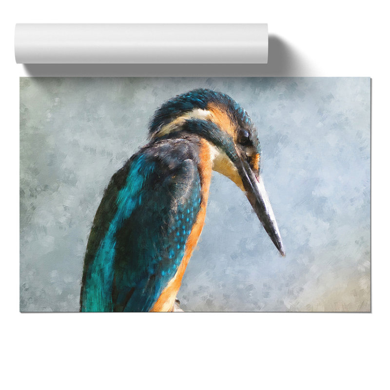 Kingfisher Bird Vol.1 1 Piece Wall Art, 21cm H x 30cm W x 0.1cm D