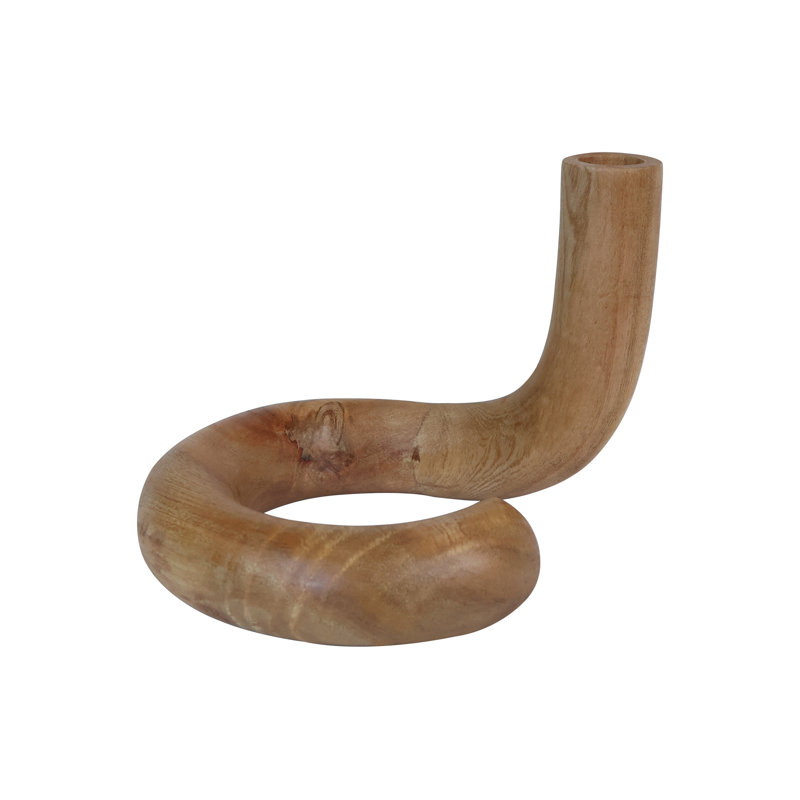 Wood Candlestick
