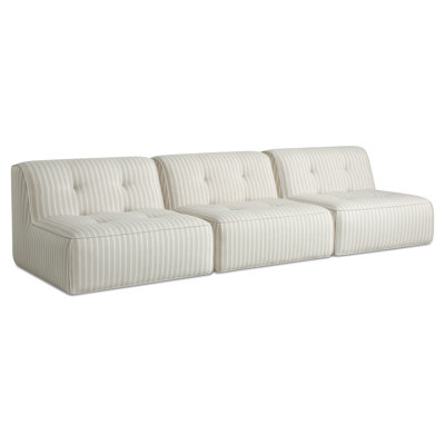 Perrie Outdoor Lounge Brown Stripe