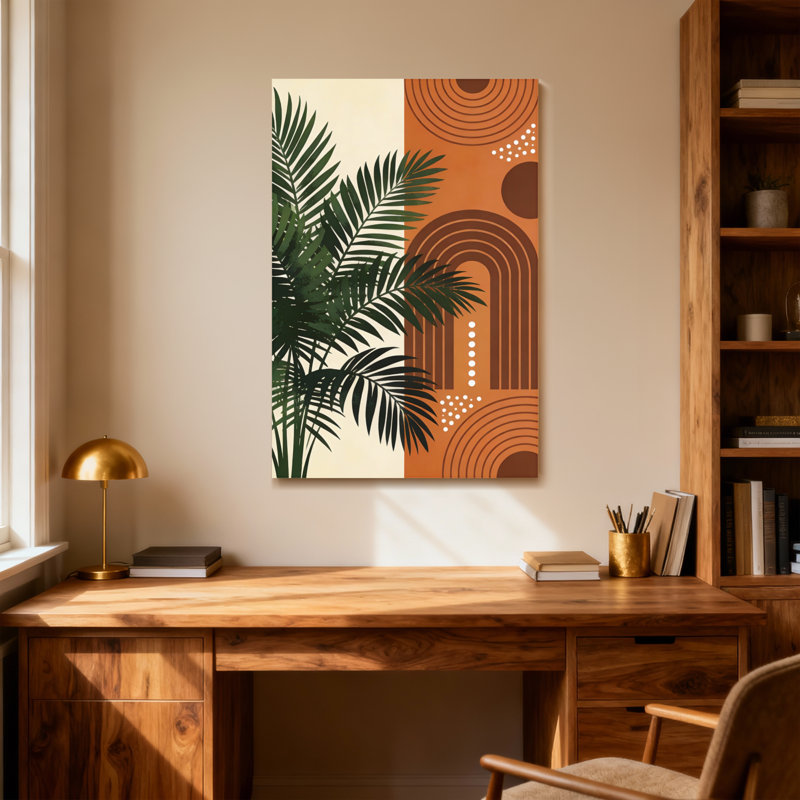 Abstract Tropical Leaves And Abstract Shapes