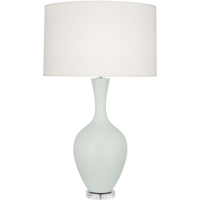 Audrey Ceramic Table Lamp, Celadon