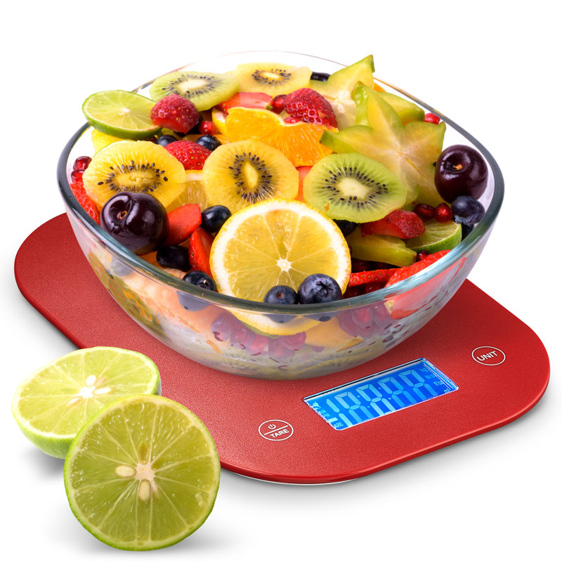 Cheer Collection Digital Scale, Red