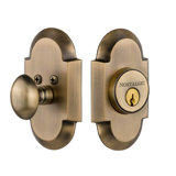 Nostalgic Warehouse Cottage Plate Single Cylinder Deadbolt