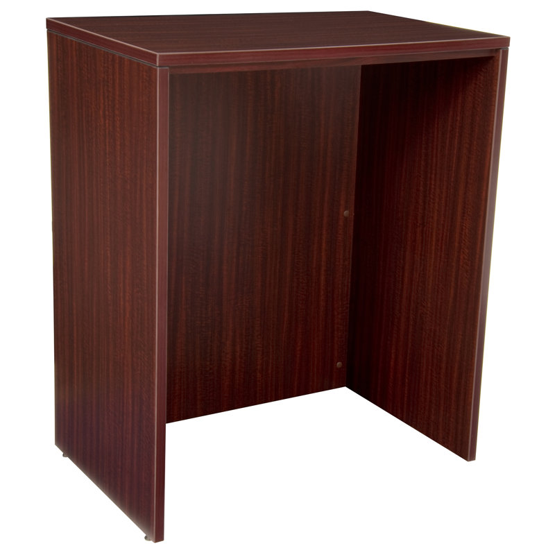 Nebih Stand Up Desk, Mahogany