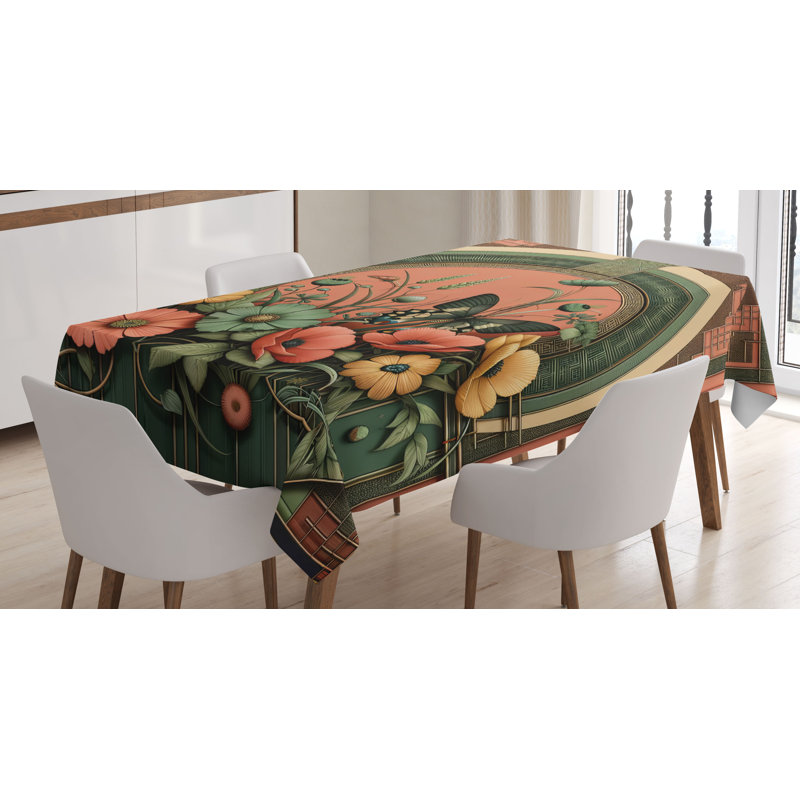 Rosscott Rectangle No Pattern Microfiber Tablecloth, 70" Rectangle