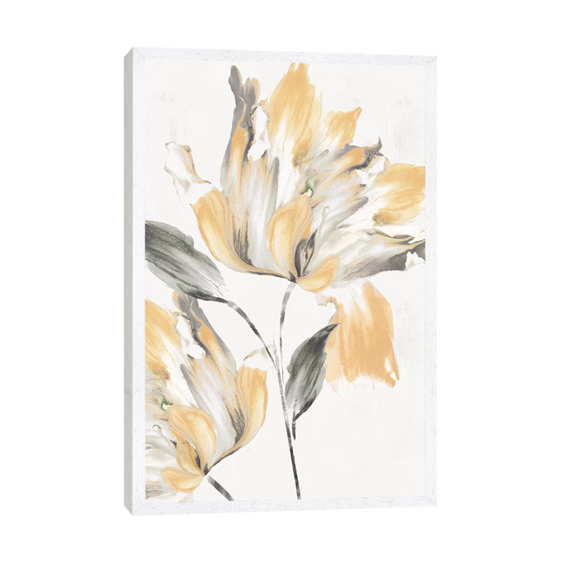 Igniting Love I - Painting on Canvas, 152.5 cm H x 101.5 cm W, White Framed