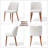 Wood Frame Upholstered Dining Chairs-275301921