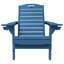 Chaises d'extérieur d'extérieur résistantes aux intempéries en PEHD pliable avec porte-gobelet-108075631