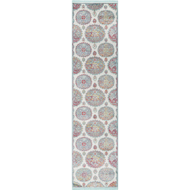 Floral Indoor Rug, Runner 2'7" x 10'