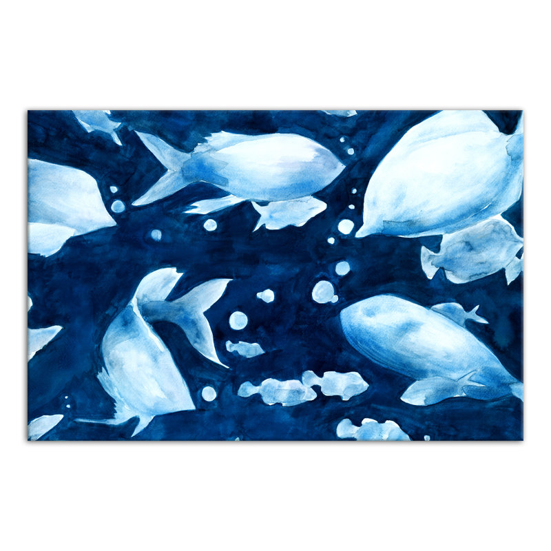 " Fish ", 16" H x 24" W, Wrapped Canvas