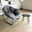  Ensemble de chaises berçantes d'extérieur avec coussins et table d'appoint, meubles de patio toutes saisons-915328092-907135344