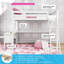 Lit mezzanine simple avec bureau