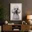 Groomed Poodle Portrait Modern - Wrapped Canvas-691015173-691015170
