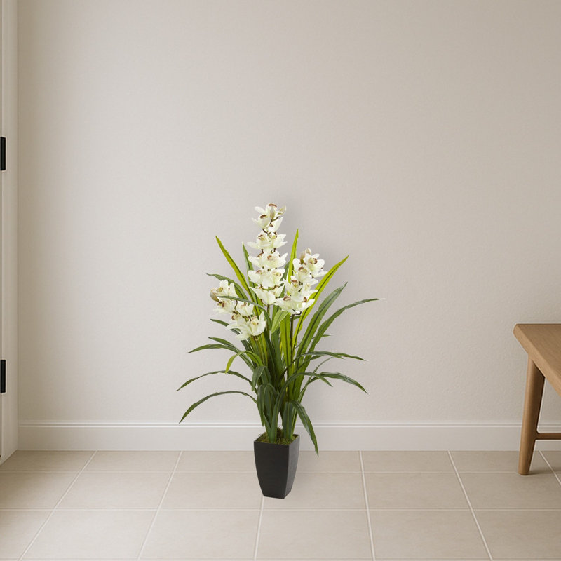 Orchidée cymbidium artificielle