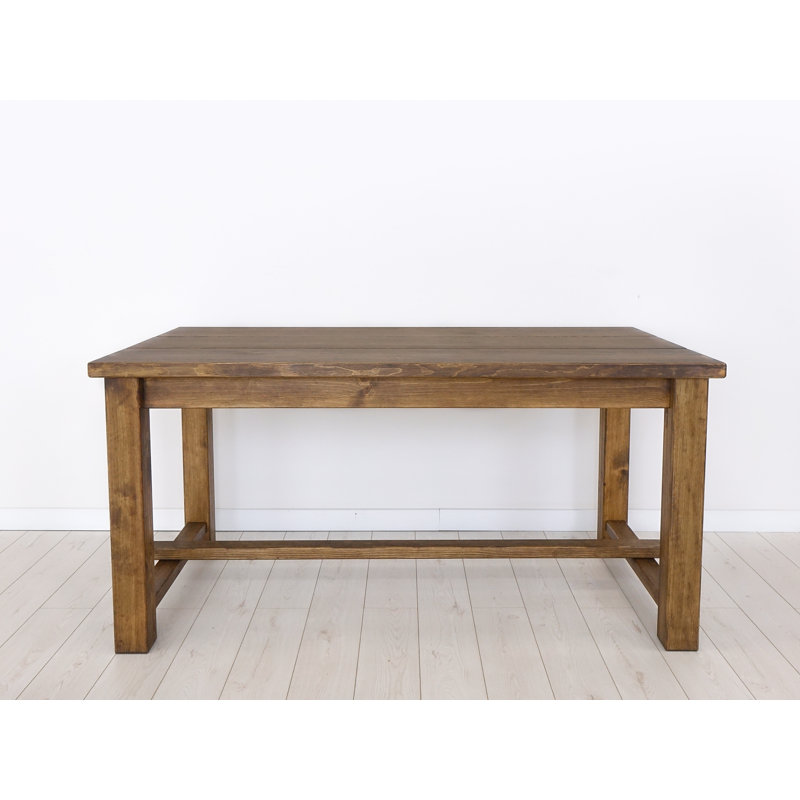 Desmon Pine Solid Wood Dining Table, H78 x L90 x W180cm