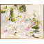 Lily Pond Framed Painting Canvas-98918141