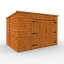8x6w TigerFlex Shiplap Pent Bike Store