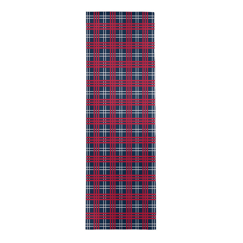 Plaid Indoor Rug, Runner 2'6" x 8'