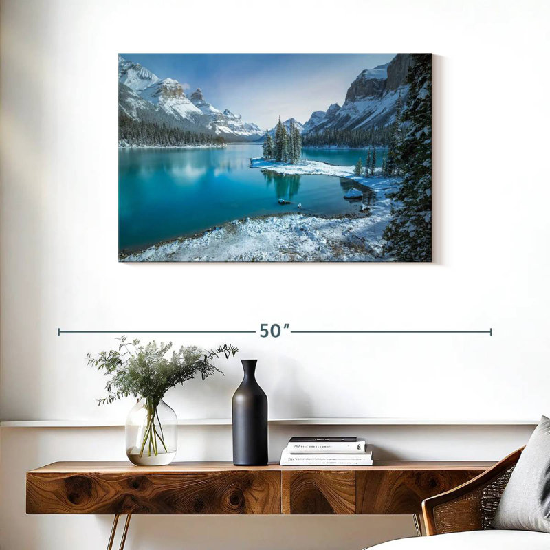 Spirit Island en hiver, H 24 po x l 36 po