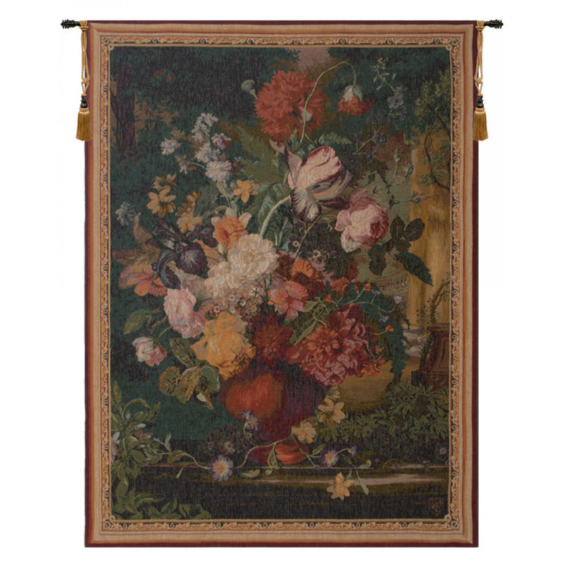 Loom Woven Cotton Blend Wall Hanging, 44" H x 33" W x 0.1" D