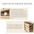 3-Door Sideboard With 3 Drawers - Modern Solid Ash Veneer MDF Sideboard-1520619053