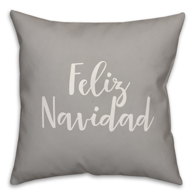  Feliz Navidad Throw Pillow