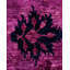 Tapis unique mauve / noir 11 pi 7 po x 17 pi 4 po Callicoat