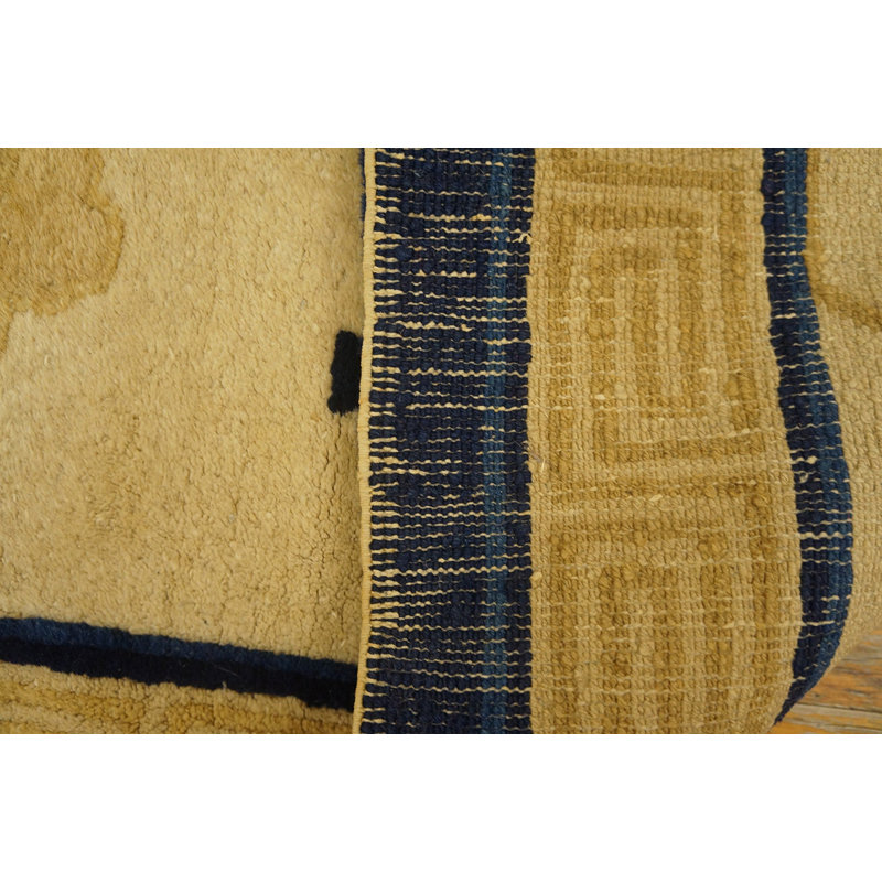 Tapis ivoire chinois Dragon and Foo
