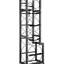 Solution de rangement pour réservoir - support cylindrique de 15,55 po x 12,99 po x 49,8 po, pouvant accueillir des réservoirs de 50 lb et 30 lb, acier au carbone avec une excellente durabilité, support d'oxygène à sangles en nylon à fixation rapide pour les tailles de tailles, fait de